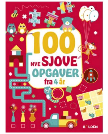 Aktivitetsbog 100 Nye Sjove Opgaver   år Rød