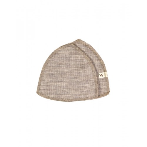 Ammeindlæg   100  økologisk Merino Uld    Sæt  Oeko-texâ  Beige Melange Small  Ca  12 Cm   Diameter