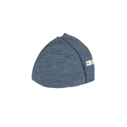 Ammeindlæg   100  økologisk Merino Uld    Sæt  Oeko-texâ  Blue Melange Small  Ca  12 Cm   Diameter