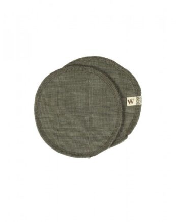 Ammeindlæg   100  økologisk Merino Uld    Sæt  Oeko-texâ  Moss Melange Small  Ca  12 Cm   Diameter