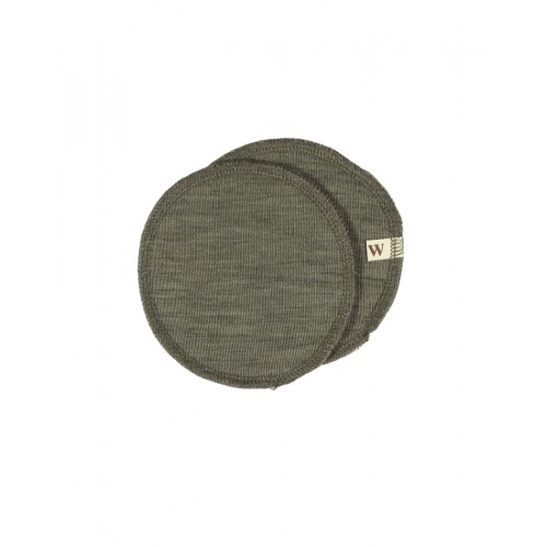 Ammeindlæg   100  økologisk Merino Uld    Sæt  Oeko-texâ  Moss Melange Small  Ca  12 Cm   Diameter