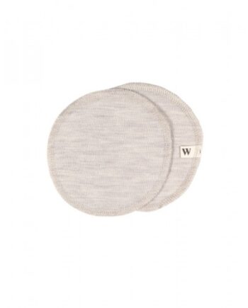 Ammeindlæg   100  økologisk Merino Uld    Sæt  Oeko-texâ  Nature Melange Small  Ca  12 Cm   Diameter