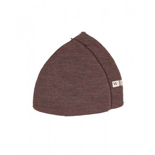 Ammeindlæg   100  økologisk Merino Uld    Sæt  Oeko-texâ  Plum Melange Medium  Ca  15 Cm   Diameter
