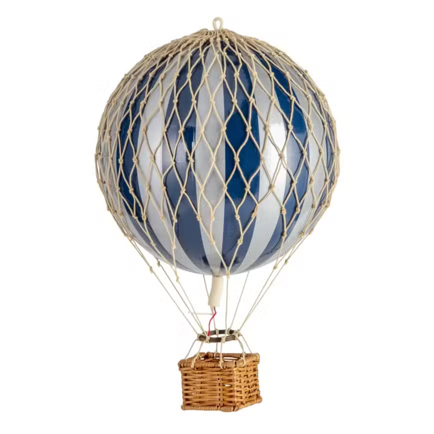 Authentic Models Luftballon 18 Cm Sølv Navy