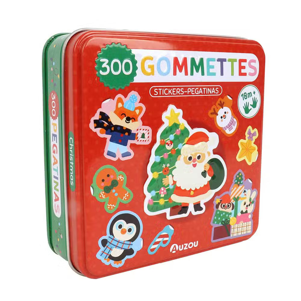 Auzou Klistermærker Jul 300 Stk