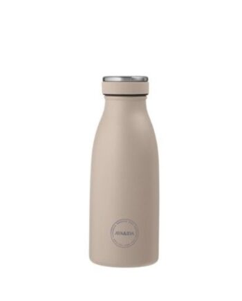 Aya Ida  Drinking Bottle  Drikkeflaske Med Låg  350 Ml  Cream Beige