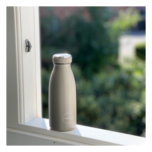 Aya Ida  Drinking Bottle  Drikkeflaske Med Låg  350 Ml  Driftwood