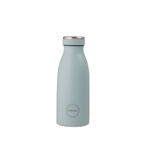 Aya Ida Drinking Bottle Drikkeflaske Med Låg 350 Ml Mint Green