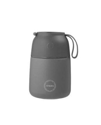 Aya Ida  Food Ie Lunch Box  500 Ml  Dark Grey