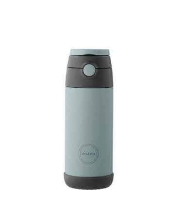 Aya Ida  Kids Straw Bottle  Drikkeflaske Med Sugerør  350 Ml  Mint Green