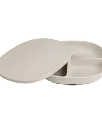 Box Tallerken   Låg Silikone Beige