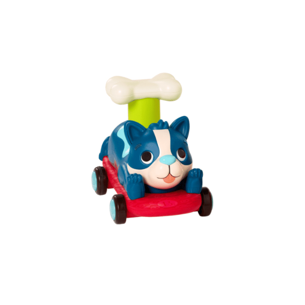 Toys  Push And Go Dyrebiler Blå Hund
