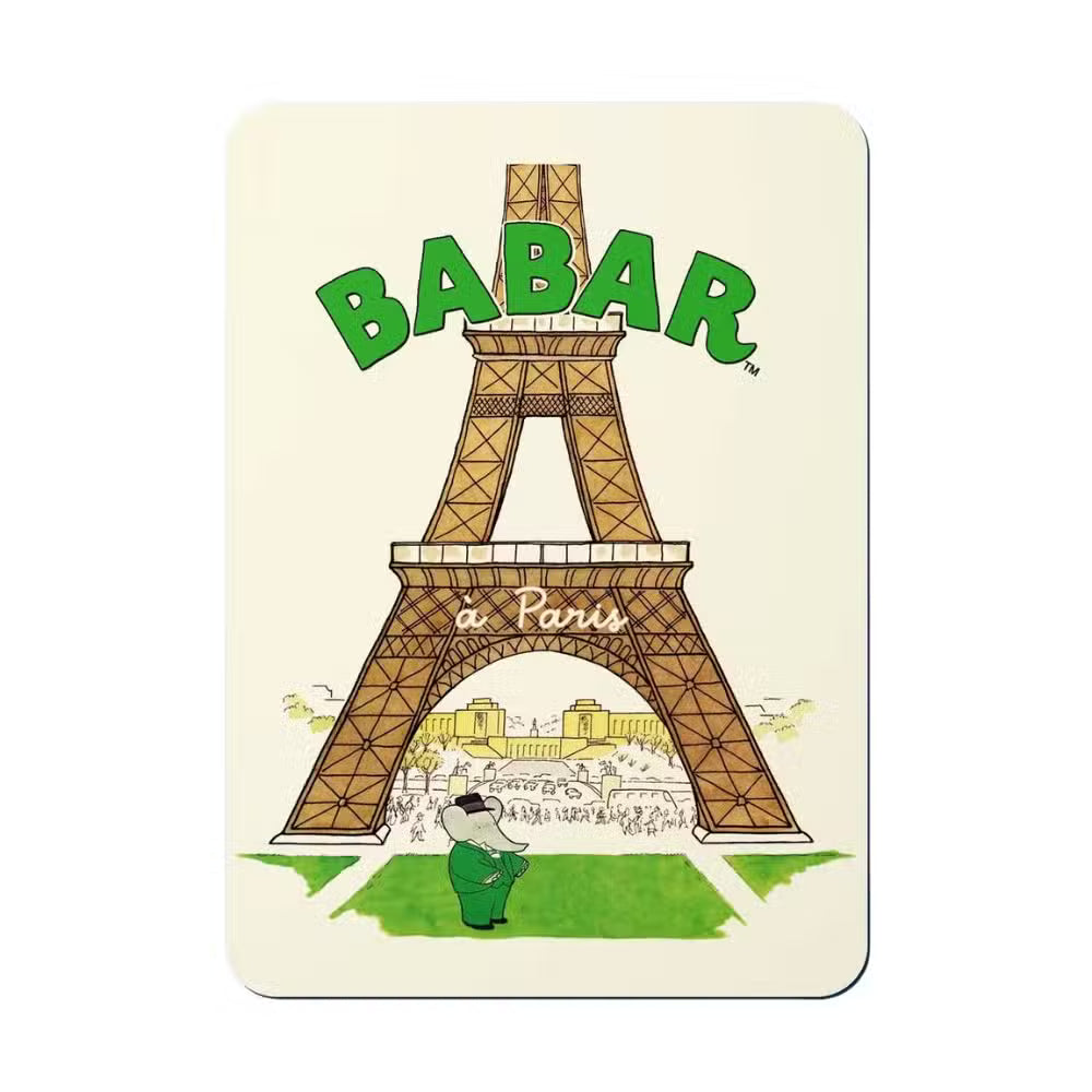 Babar Postkort   Paris
