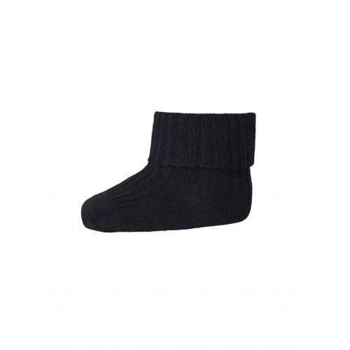 Baby Ankel Strømper   Merino Uld Med Ombuk