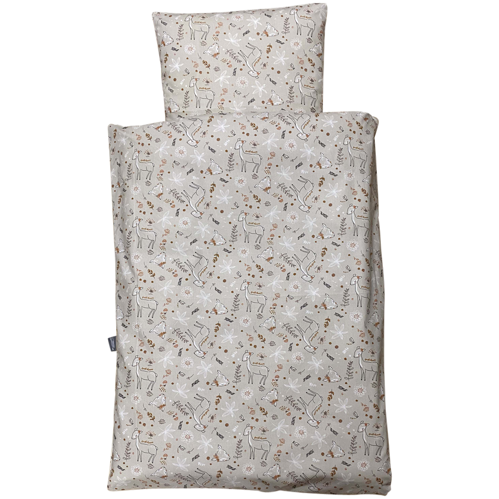 Baby Sengelinned  Dess  1336 Sand Farvede Bambier   Skoven