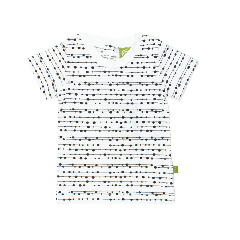 Baby  -shirt Hvid Med Grafisk Print