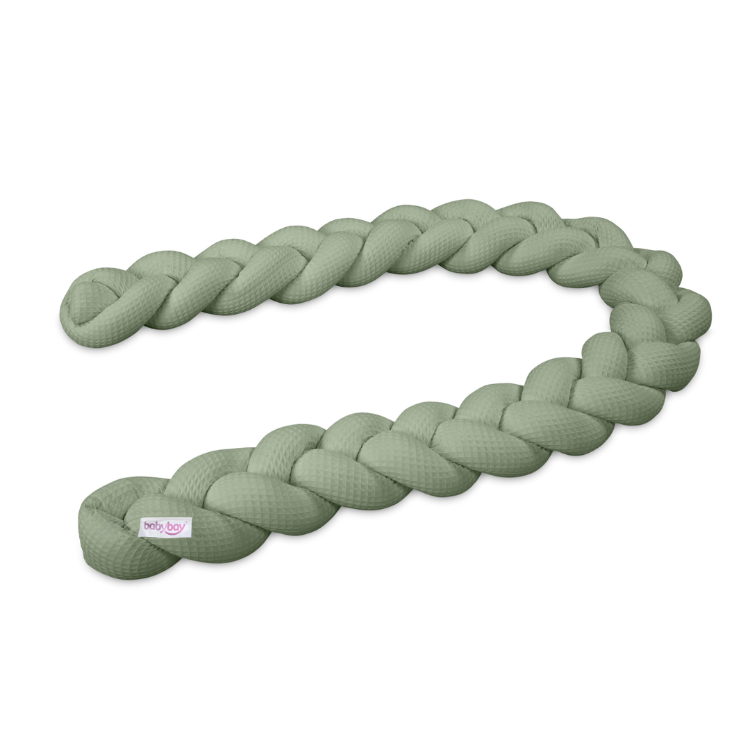 Babybay Flettet Sengerand 180 Cm Jade Green