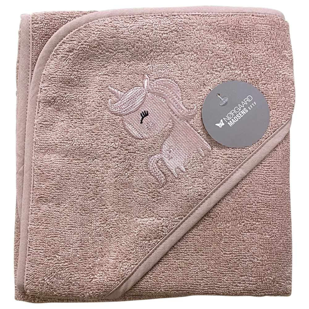 Badeslag Pale Mauve    Sød Unicorn Str  75x75 Cm