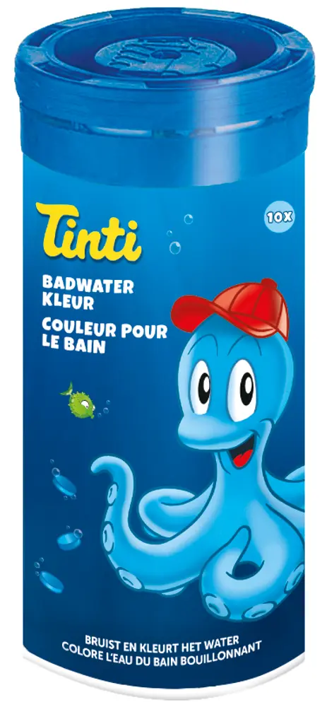 Badevandsfarver  10 Styk  Blå