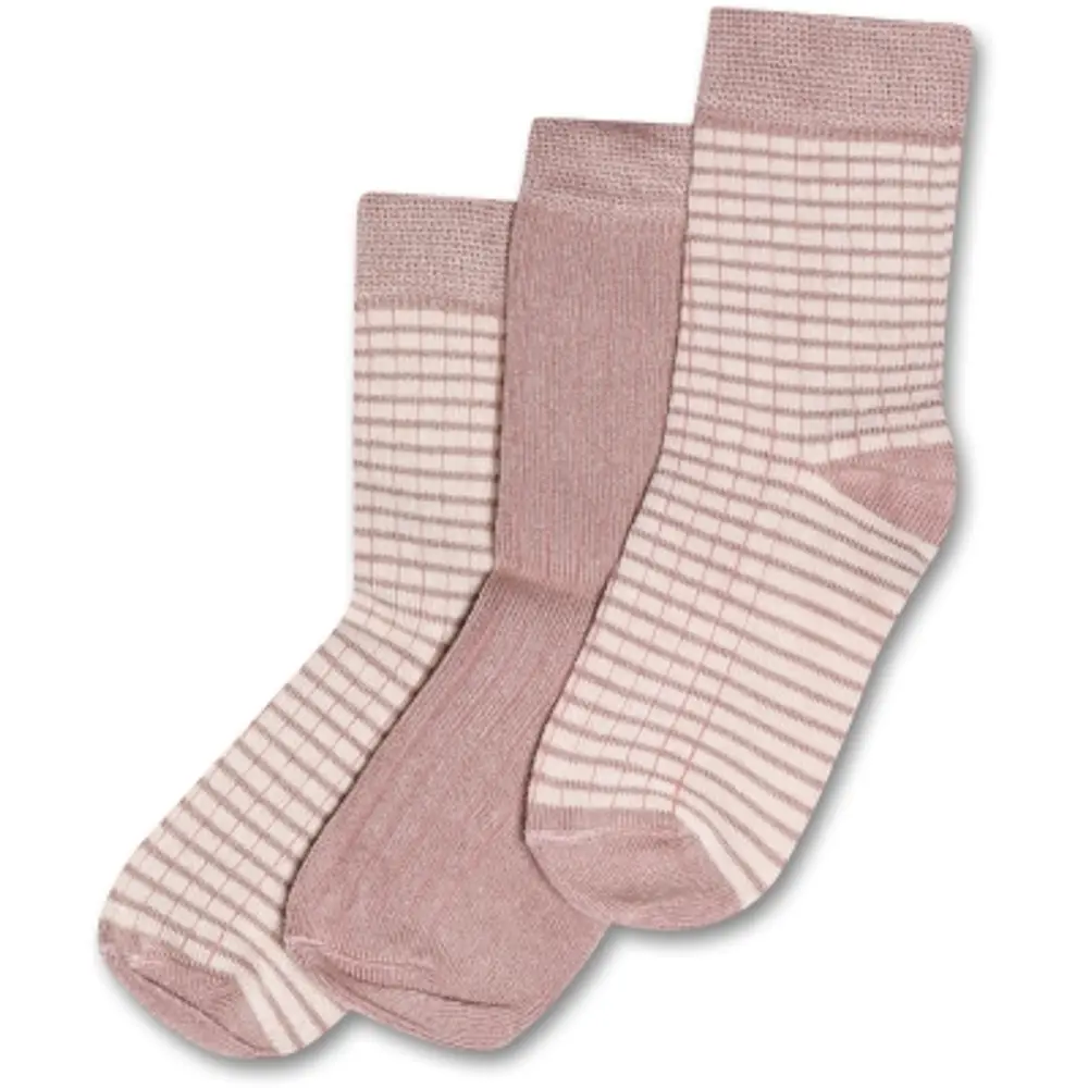 Bamboo Strømper   Pak Rose 27-30