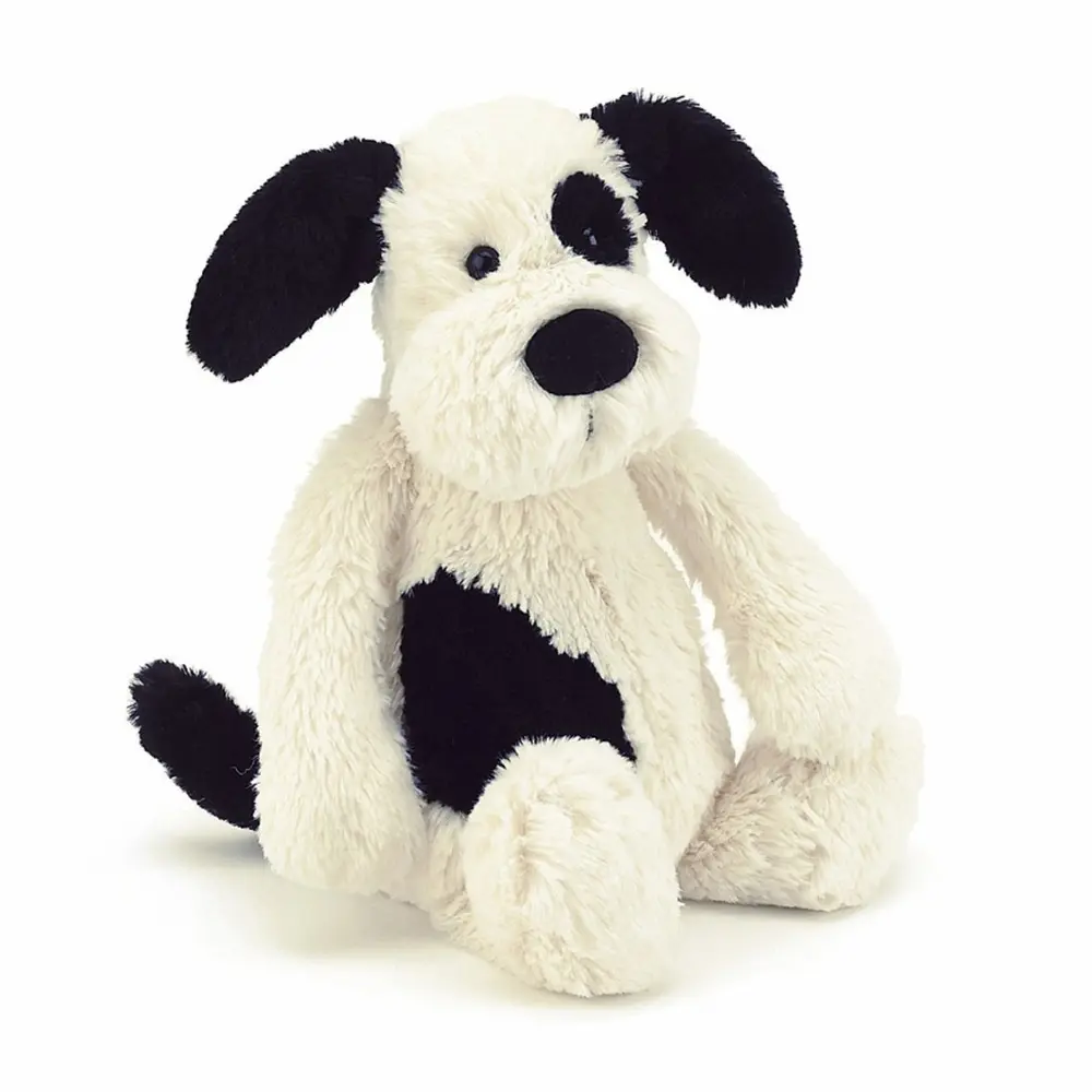 Bashful Hund  Sort Creme 31 Cm