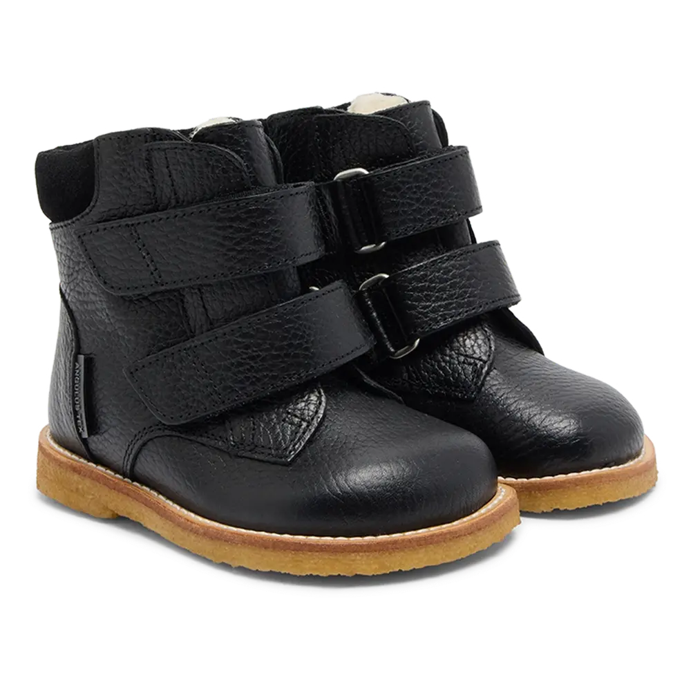 Begynder Tex Støvle Med Velcro Sort 24