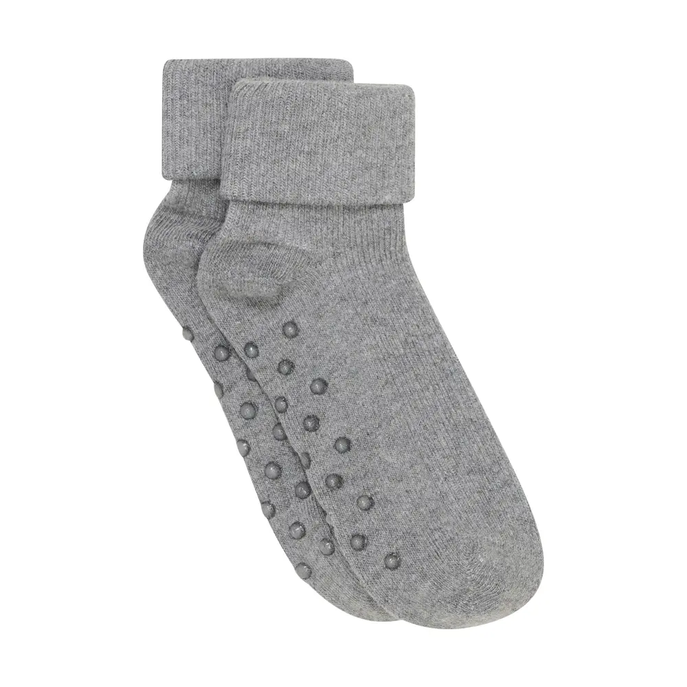 Baby Rib Sok    Abs Dark Gray Melange 15 18