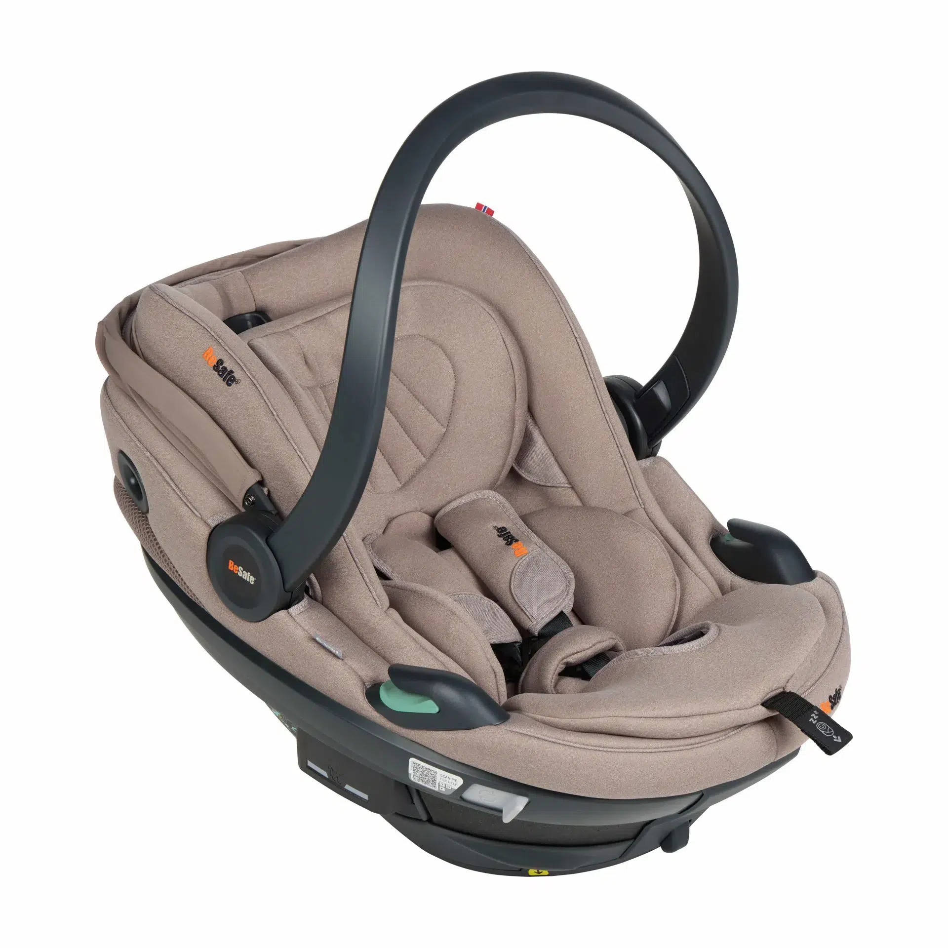 Besafe Go Beyond   Babyautostol  -18 Mdr Dark Sand Softbreeze
