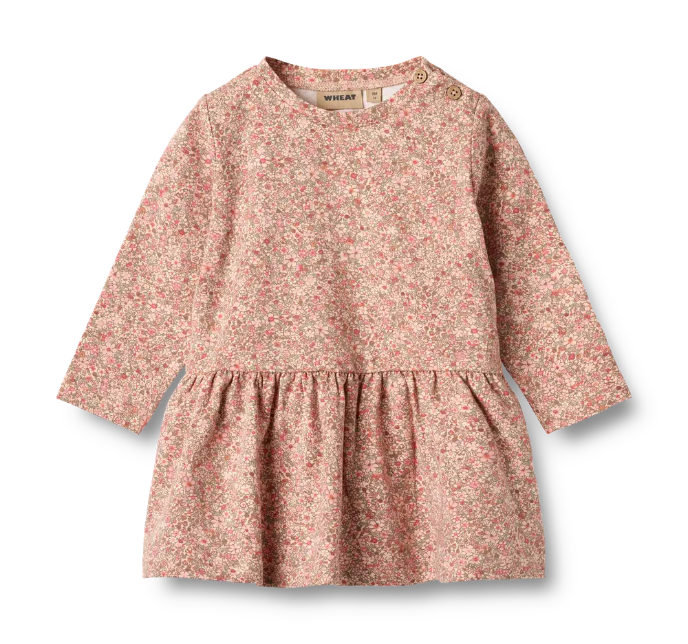 Bessie Jersey Kjole Rose Dust Flower Meadow   Mdr