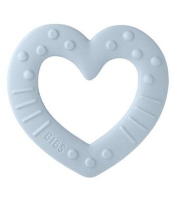 Bibs Baby Bitie  Bidering  Heart  Baby Blue