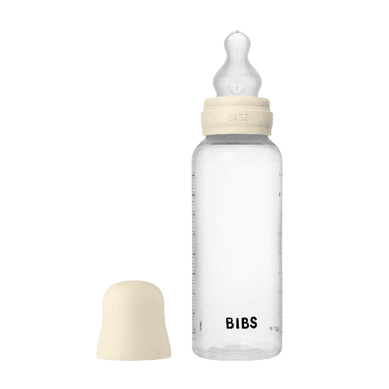 Bibs Baby Flaske Rund Latex   Pack 270 Ml Medium Flow Ivory