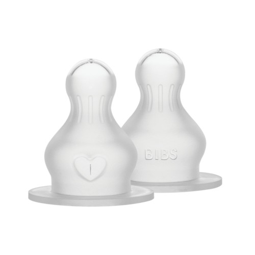 Bibs Bottle Nipple  Flaskesut  -pak  Silicone  Medium Flow
