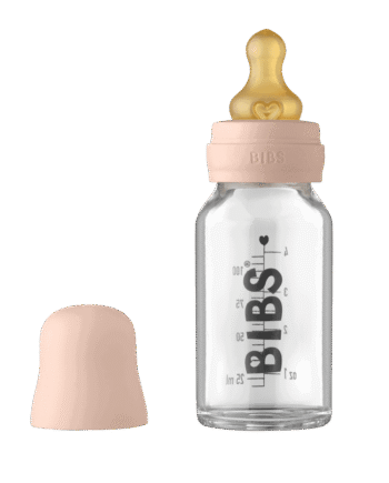 Bibs Glassutteflaske Latex 110ml Blush