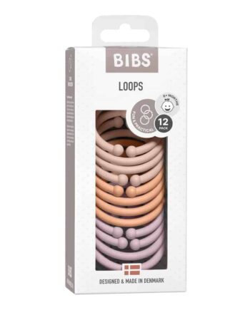 Bibs Loops Blush Peach Dusky Lilac