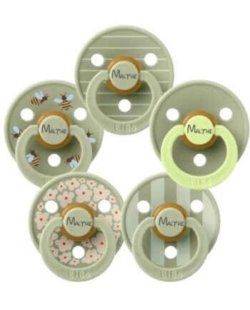 Bibs Studio Line  Str        Mdr  Rund Latex  Sutter Med Navn   -pak