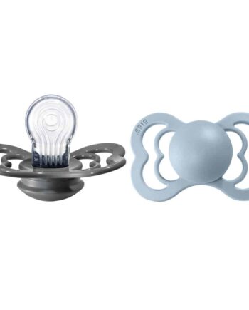 Bibs Supreme Silikone Str    Iron Baby Blue