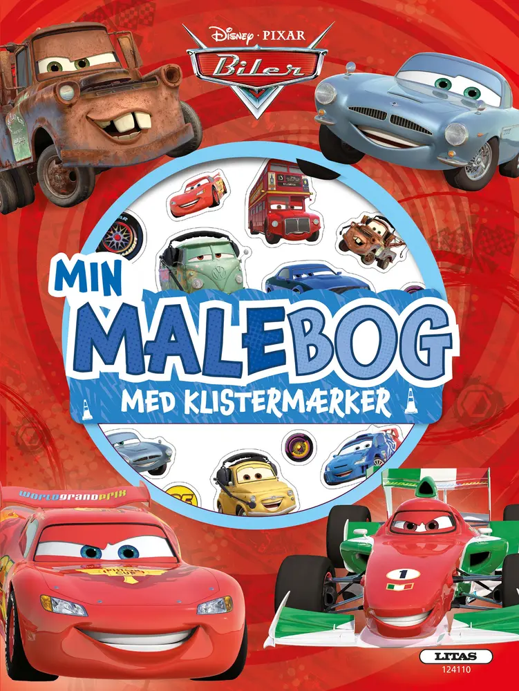 Biler: Malebog Med Klistermærker