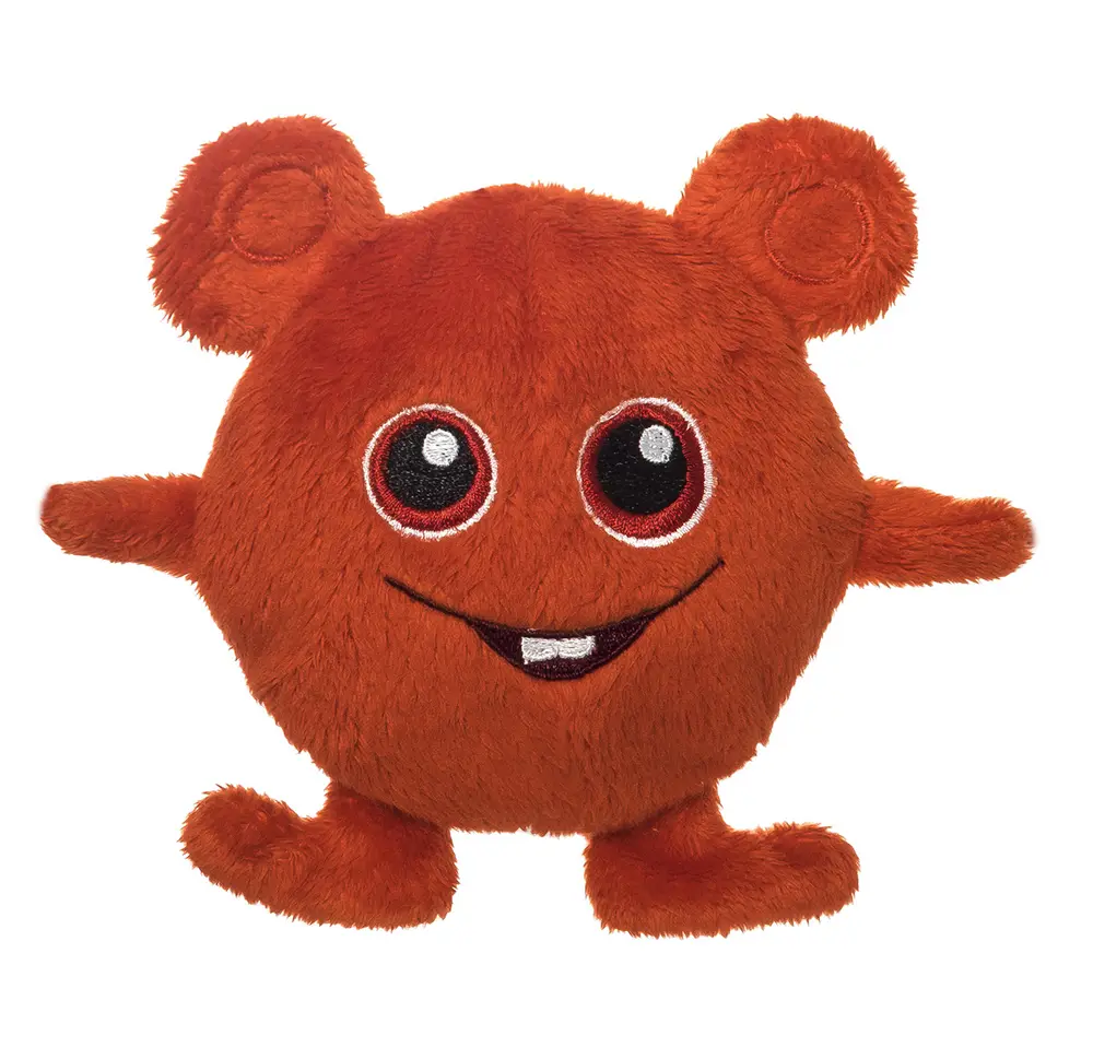 Bobbo  Minisar Bamse  Rød 12cm