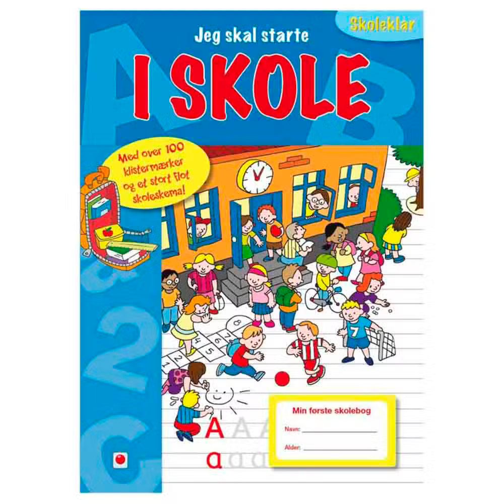 Bolden Skoleklar Jeg Skal Starte   Skole