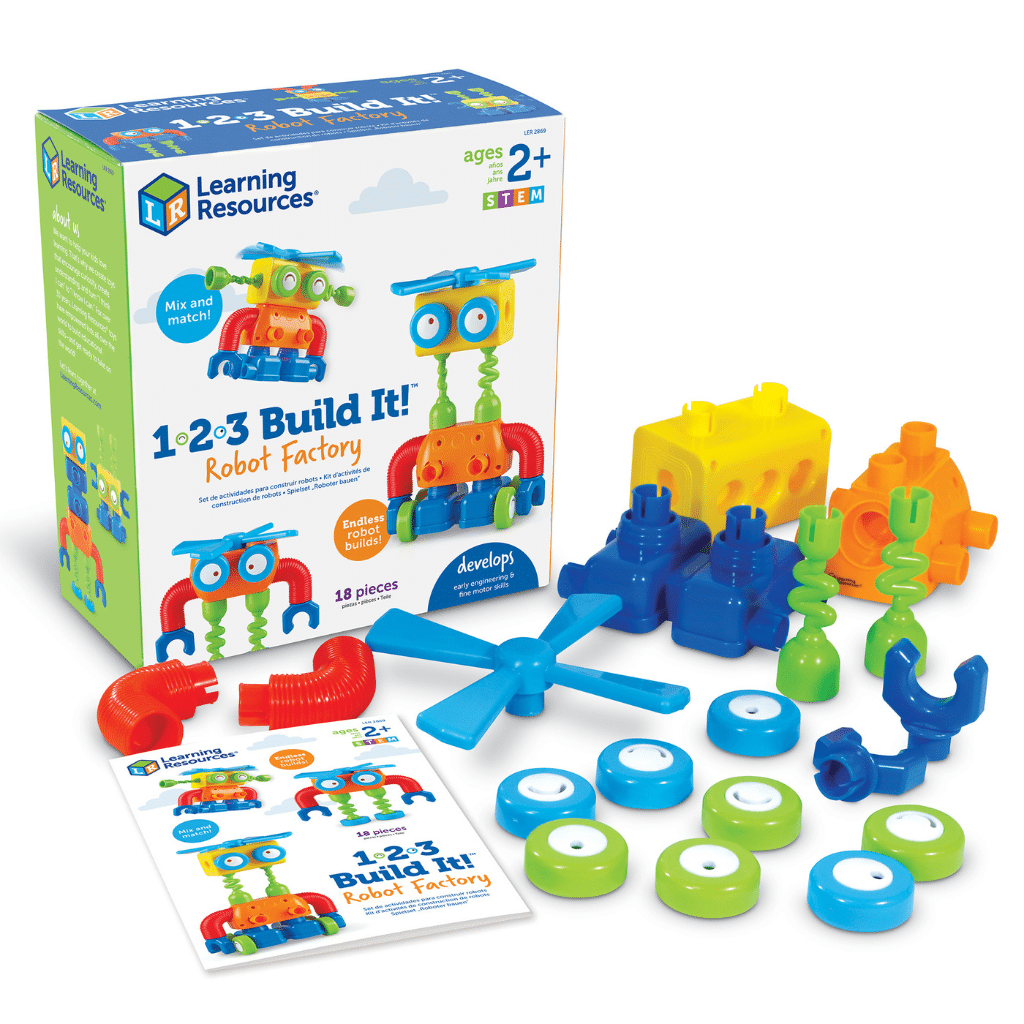 - -  Build It  Robot Factory Byg-selv Robot Learning Resources