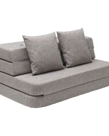 By Klipklap   Fold Sofa   Soft  Multi Grey    Grey