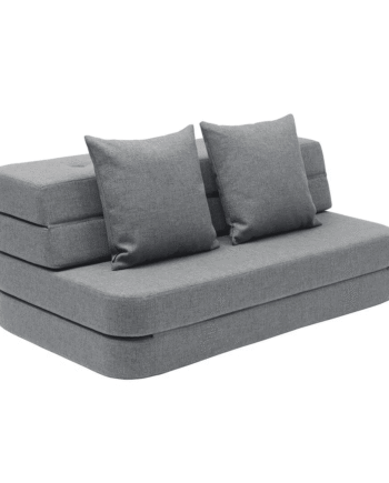 By Klipklap Kk   Fold Sofa 120 Cm Blågrå    Grå