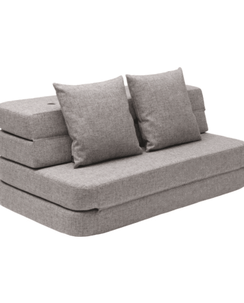 By Klipklap Kk   Fold Sofa 120 Cm Multi Grå    Grå