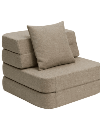 By Klipklap Kk   Fold Sofa Single Sand    Sand