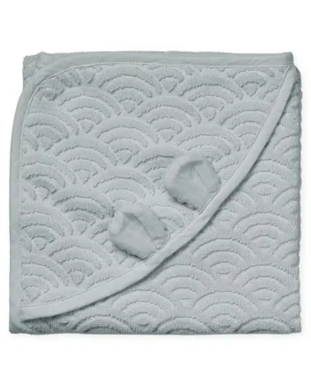 Cam Cam Junior Håndklæde Med Hætte Og ører  Classic Grey