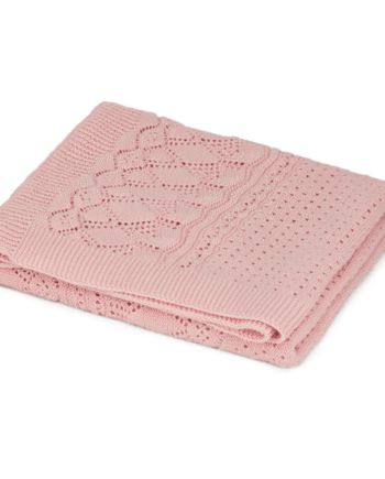 Cam Cam Pointelle Baby Striktæppe Sorbet