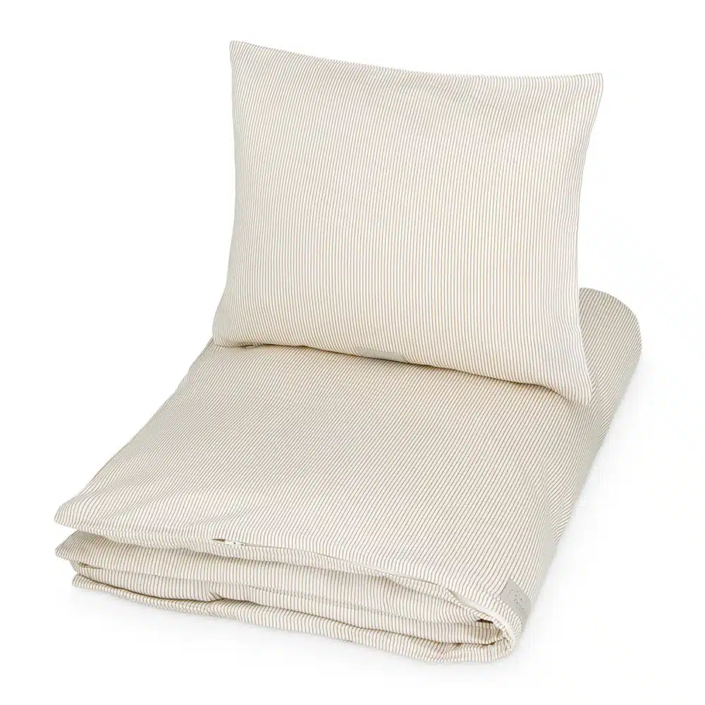 Cam Cam Sengetøj  Baby  70x100 Cm Classic Stripes Camel