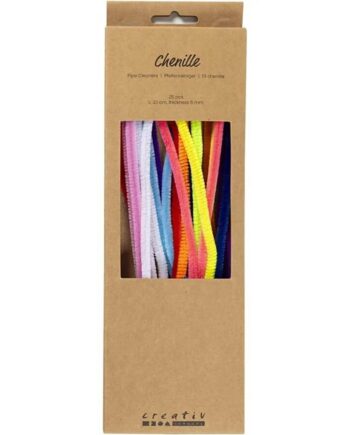 Chenille Stærke Farver 25 Stk