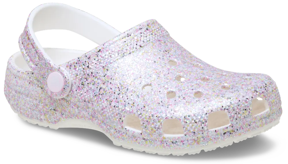Classic Fantasy Glitter Clog White 30 31