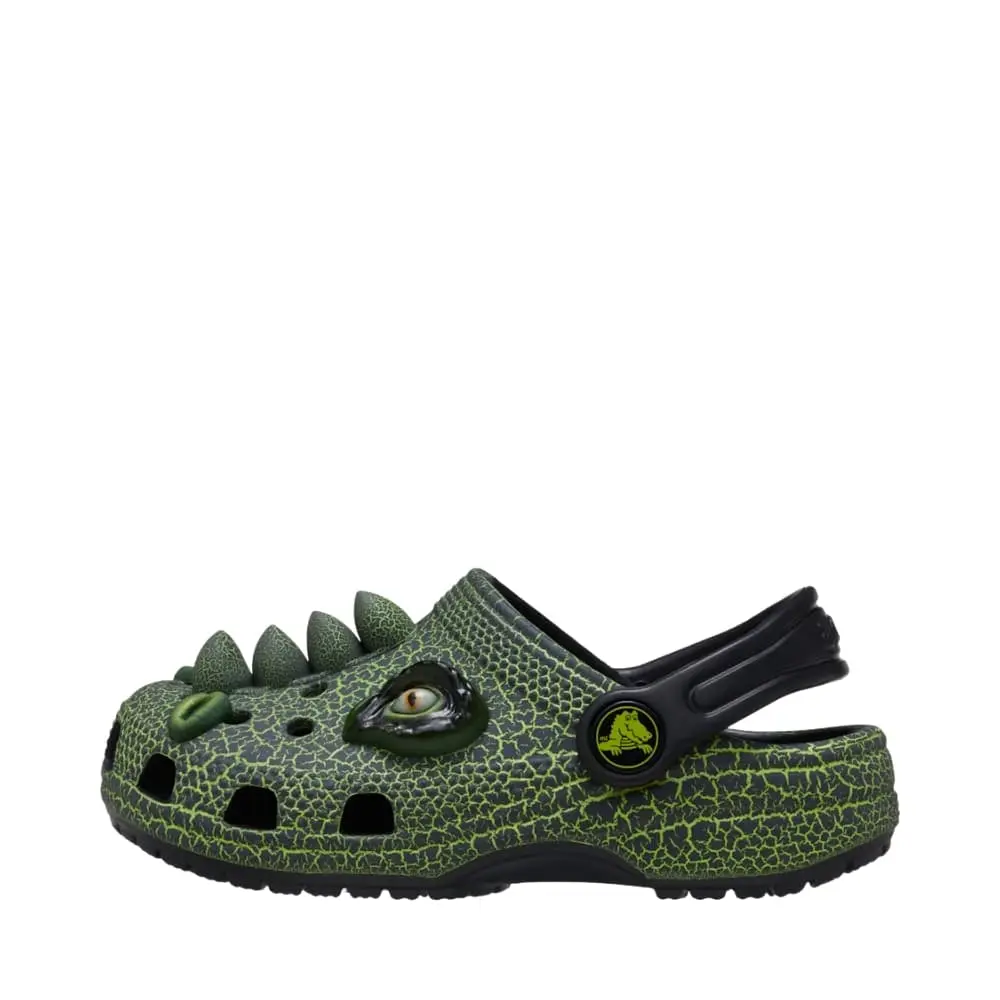 Classic Scary Dino Clog   Blk 25 26